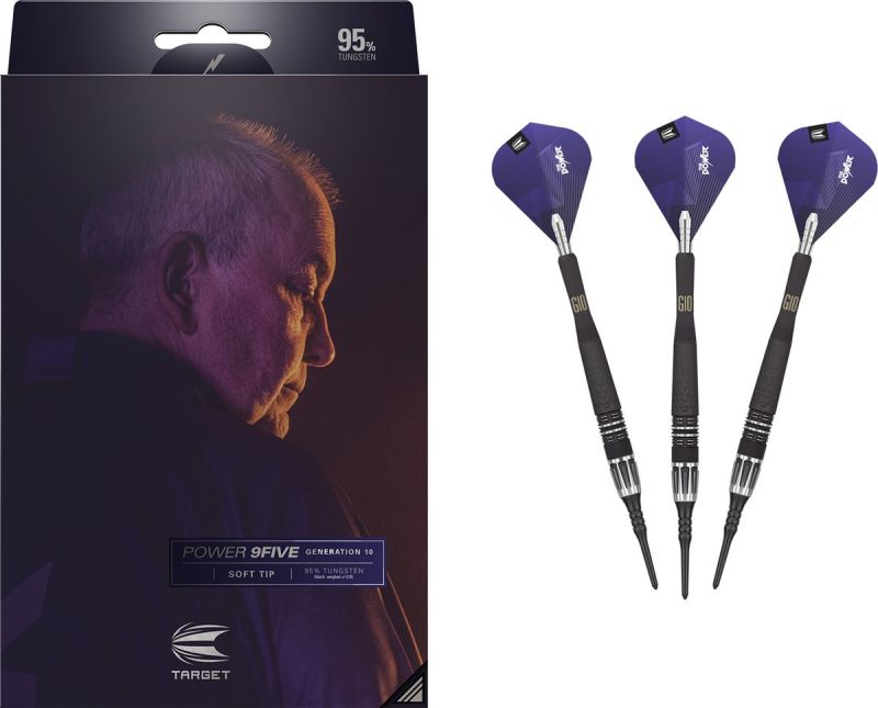 Phil Taylor Power 9Five Gen 10 - Softdart