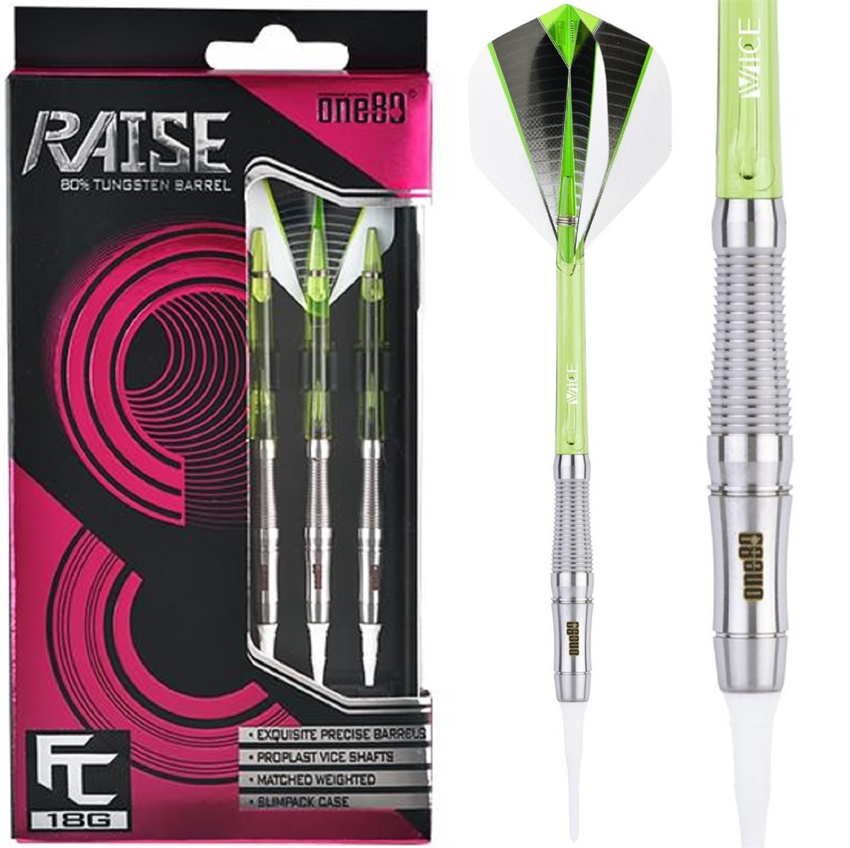 Raise Dart FC Tungsten One80 -Softdart