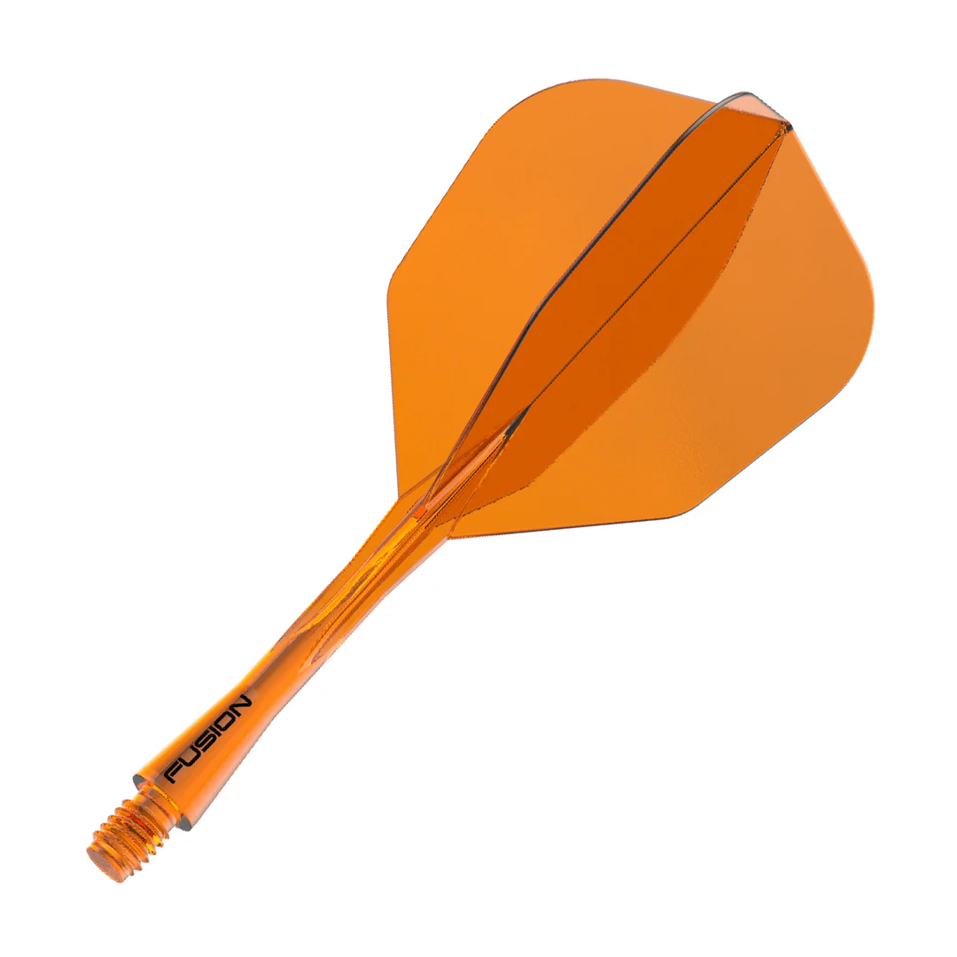 Winmau Fusion No6 Integrated Flight & Shaft - orange