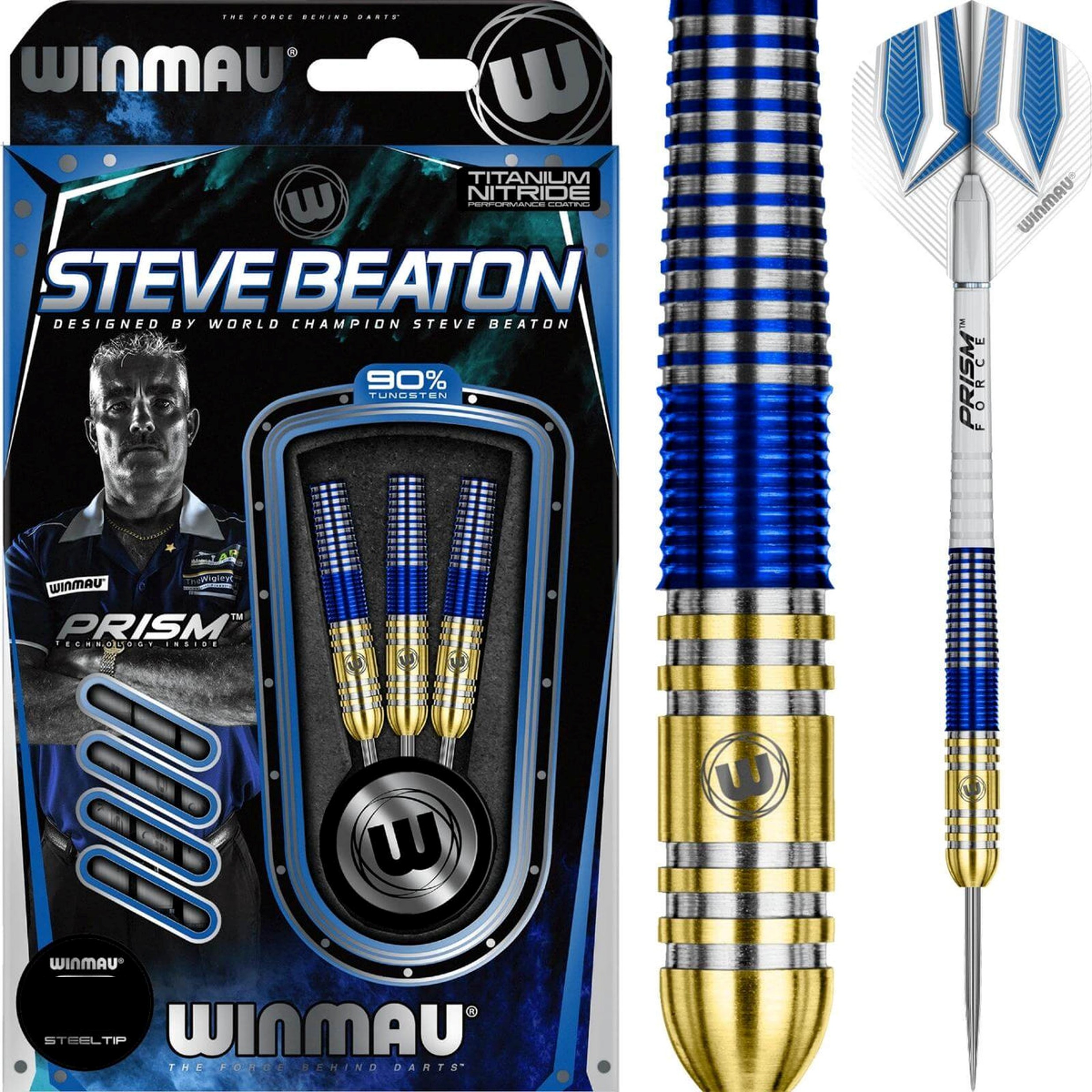 Steve Beaton TN Winmau 90% Tungsten - Steeldart