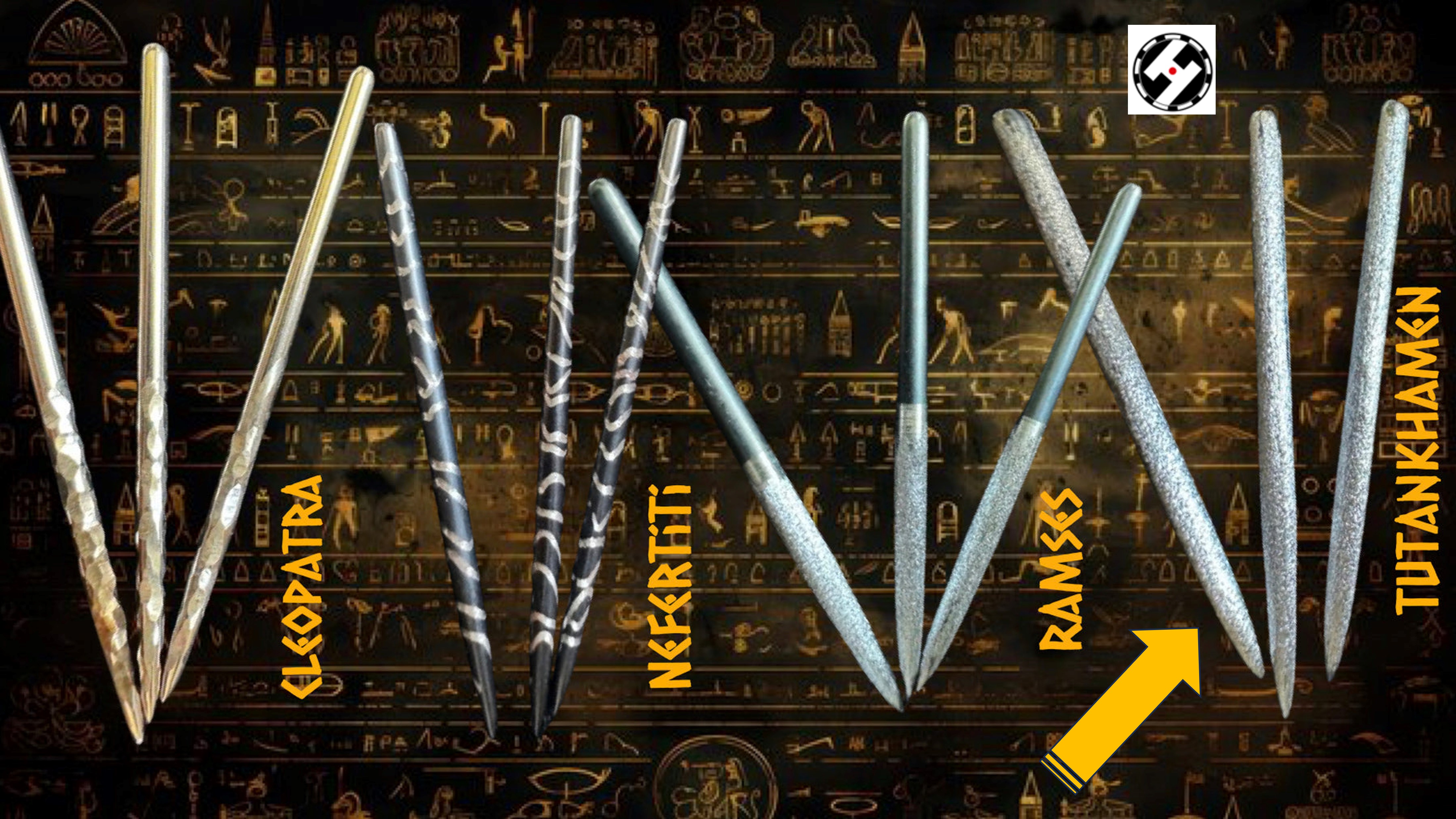 Pharaoh Points - Tutankhamun - Dartspitzen - Silver