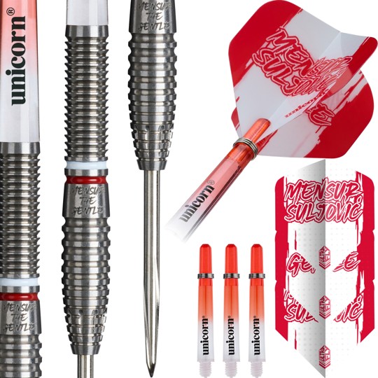 Mensur Suljovic The Gentle - Unicorn 95% Tungsten - Steeldart