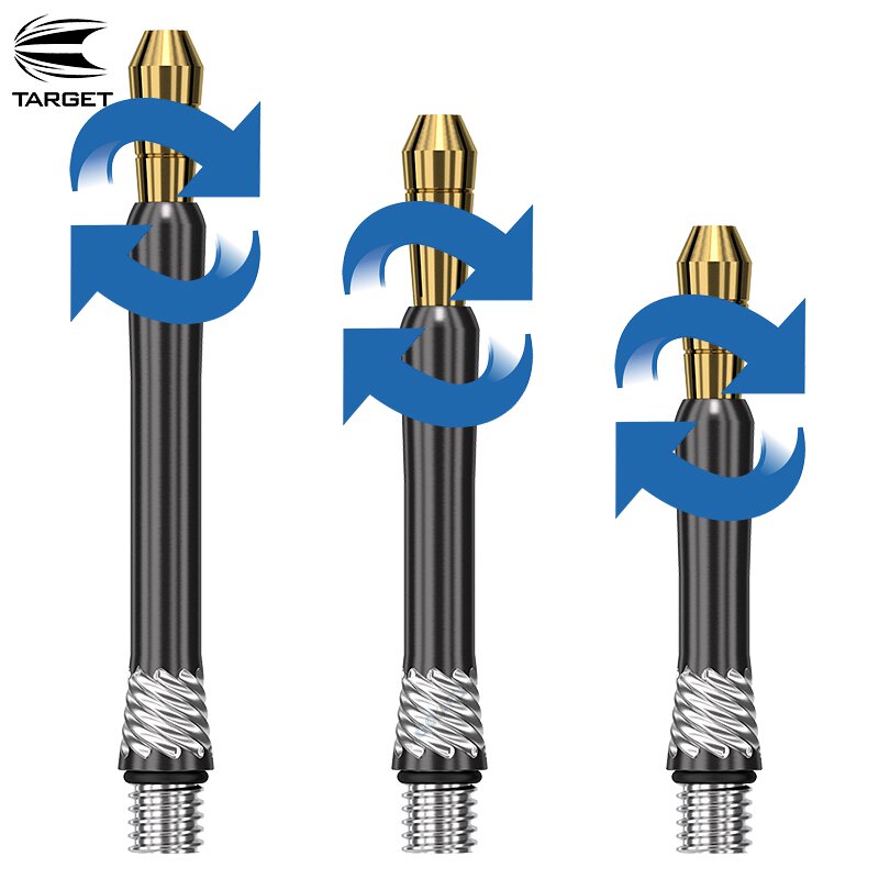 Heli Target Titanium Shafts - Black