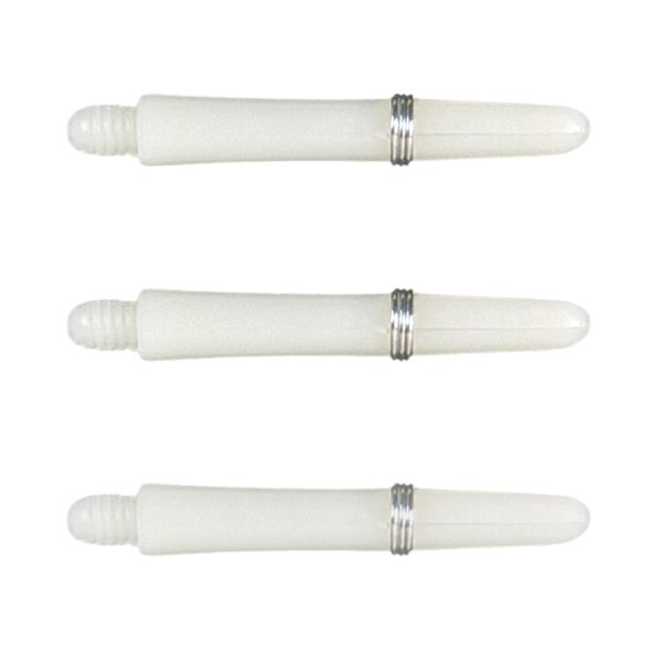Nylon Karella Shaft mit Federring - weiss