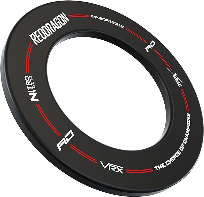 RedDragon Dartboard Surround mit Aufdruck - Black