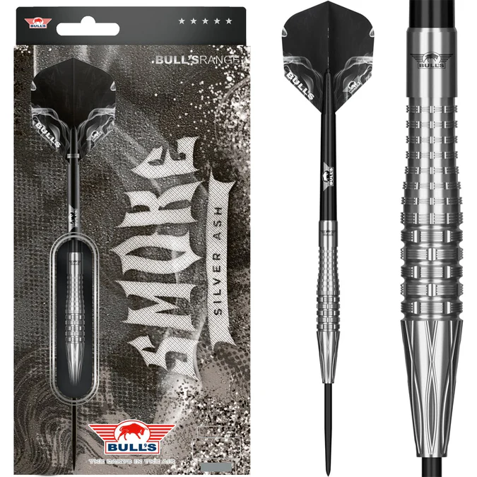 Bull's NL Steeltip Smoke Silver Ash 90% Tungsten - Steeldart