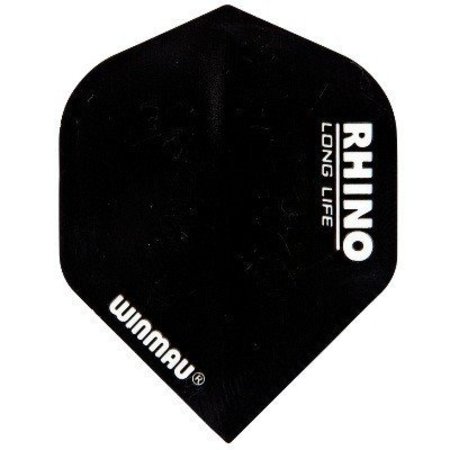 Rhino Plus Winmau Dart Flights - 150 Ultra Thick - schwarz
