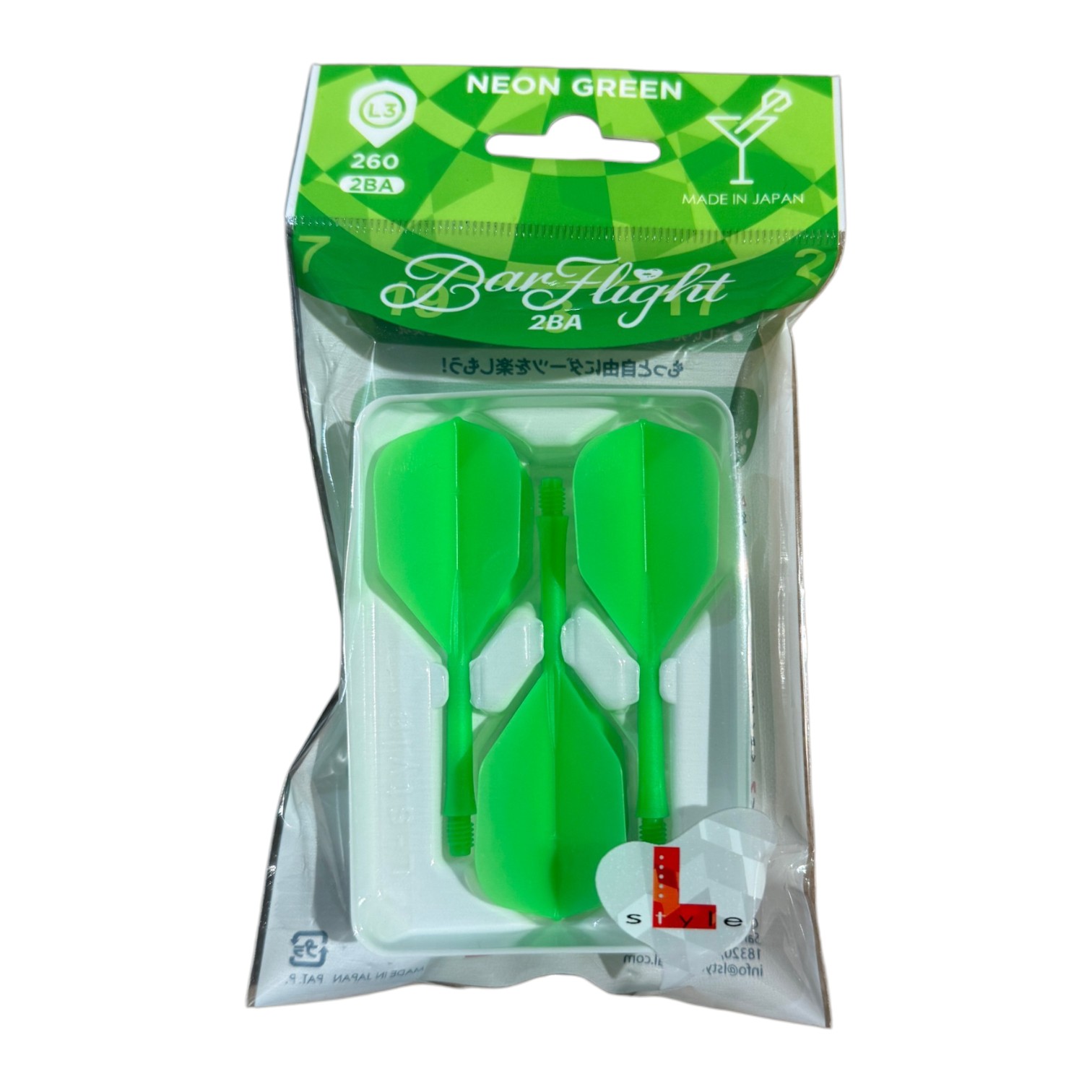 L-Style BarFlight 2BA - L3 Shape - Neon Green