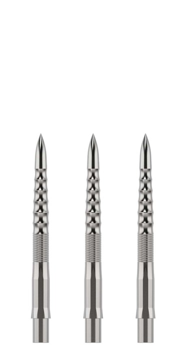 Caliburn Wechselspitzen Dart Points - Ripple - Silver