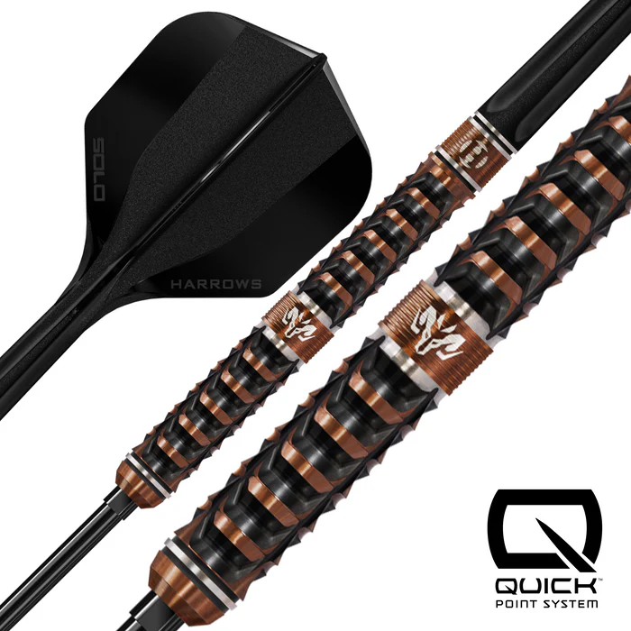 Harrows Wolfram Trinity 97% - Quick Point Wechselspitzen - Steeldarts