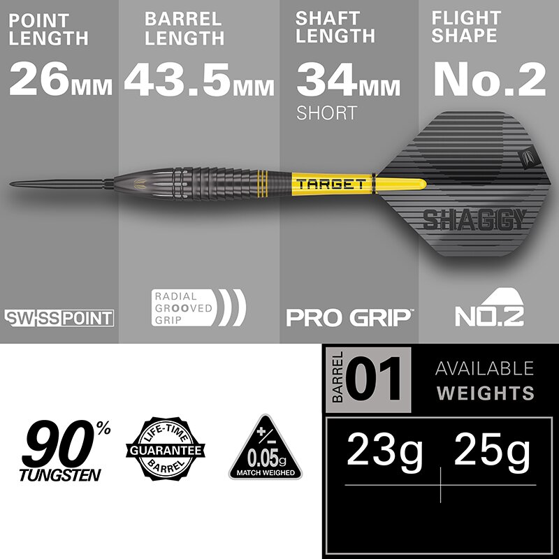 Scott Williams Black SP - Steeldart