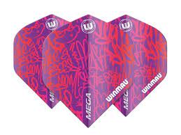 Mega Standard Winmau Flight - Pink & Purple