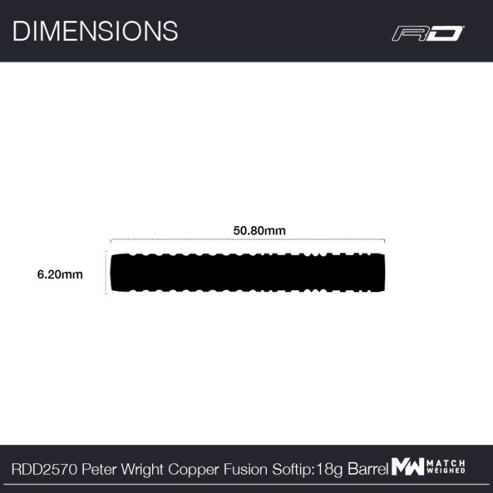 Peter Wright Copper Fusion - Softdart