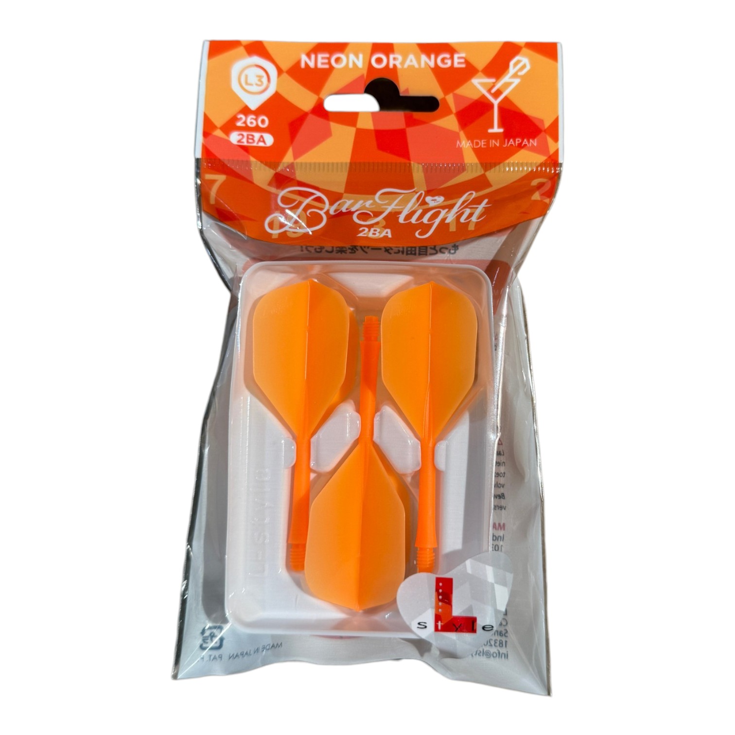 L-Style BarFlight 2BA - L3 Shape - Neon Orange