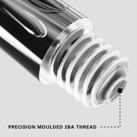 9er Packung Target Shaft Pro Grip Spin - Clear