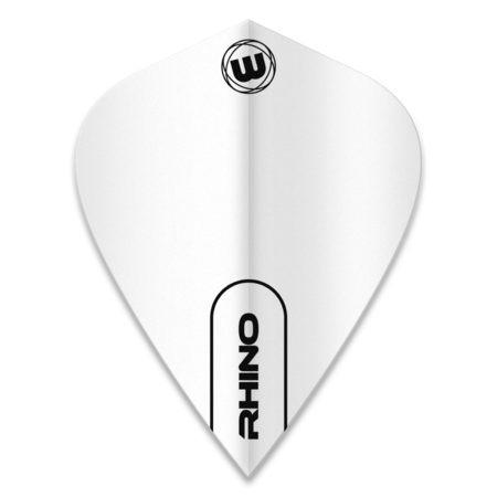 Rhino Kite Winmau Dart Flights - white