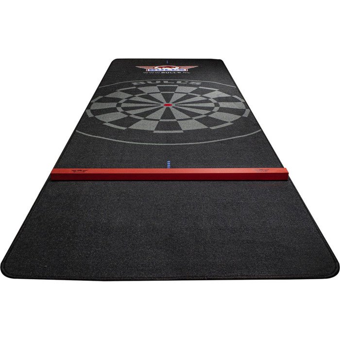 Bulls NL Carpet Dartmatte inkl. Oche 300 x 90 - Black/Red