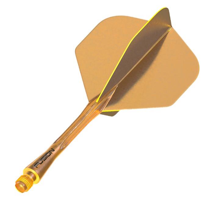 Winmau Fusion No2 Integrated Flight & Shaft - Orange