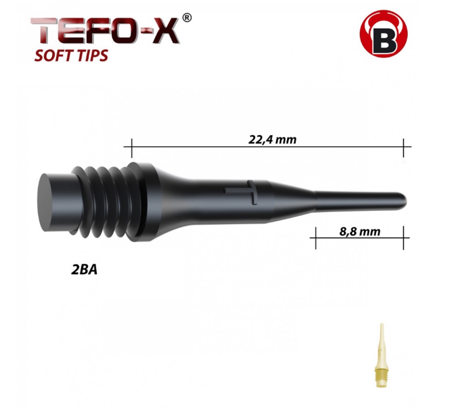 Bull's Tefo-X Soft Tips - Weiss