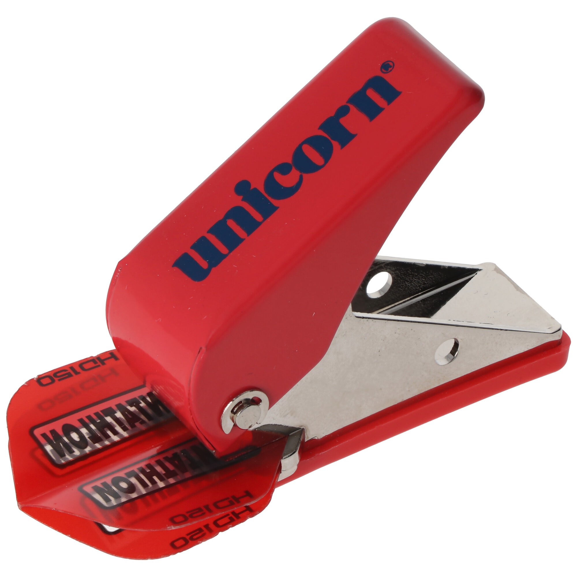 Unicorn Dart Flight Locher - Stanzer - Flight Punch - Rot