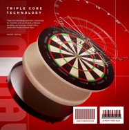 Winmau Blade 360 Darboard - Surround - Darts - Bundle