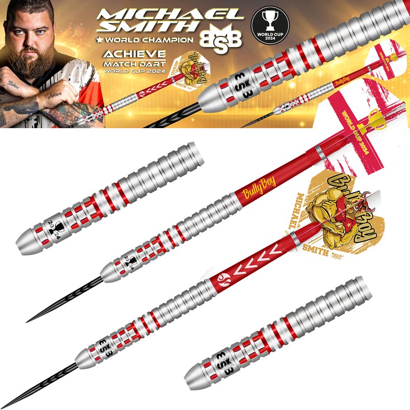 Shot Michael Smith Darts - Achieve - World Cup Edition - Steeldart