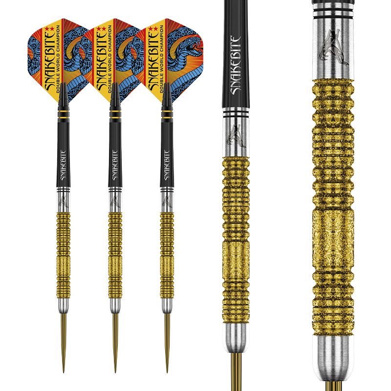 Peter Wright Snakebite Double World Champion SE Gold Plus - Steeldart
