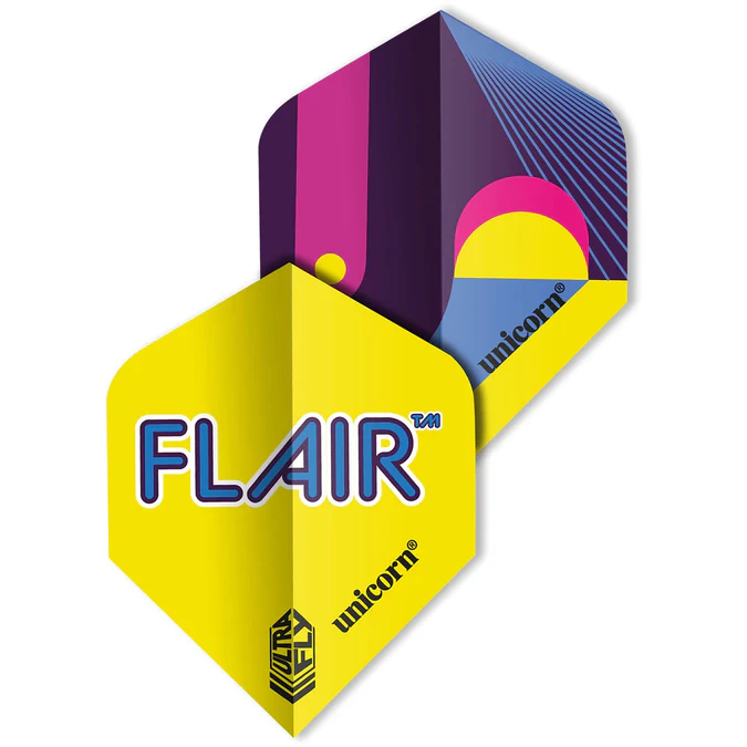 Flair Ultrafly  100+ Dart Flights Unicorn - Standard - Design 1