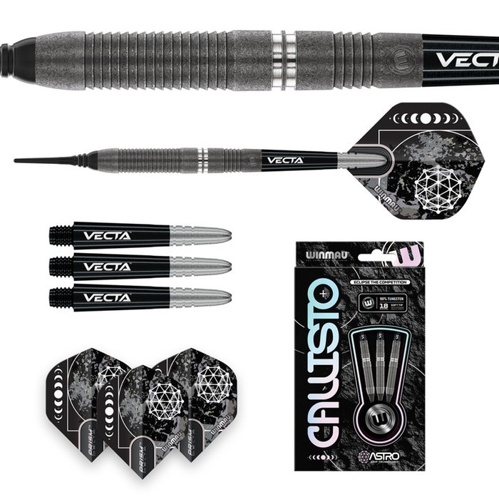 Winmau Callisto3 - 90% Tungsten - Softdart