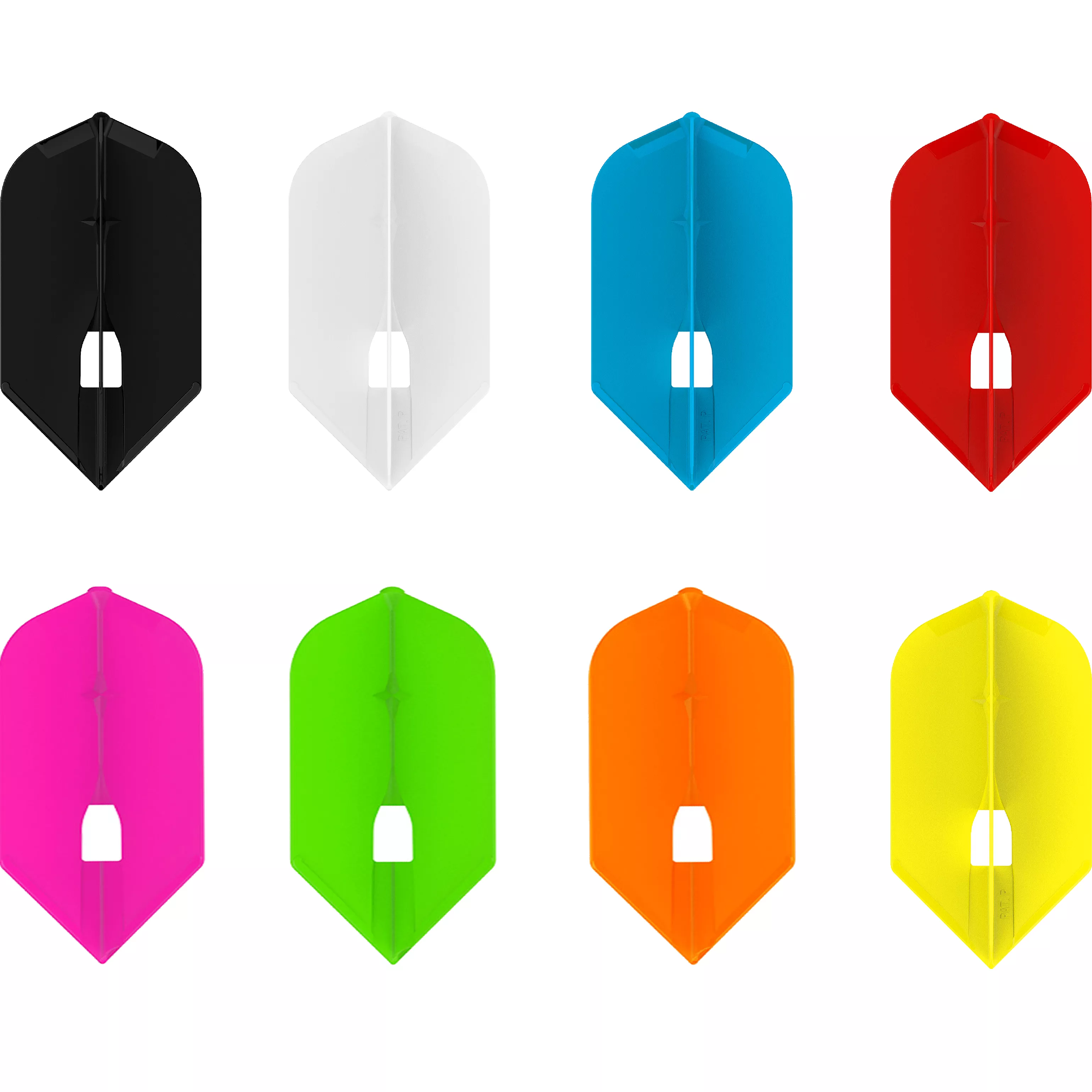 L-Style L6 Pro Champagne Slim Flights - White