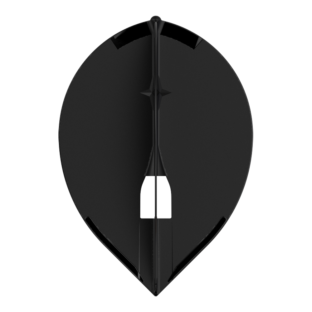 L-Style L2 Pro Champagne Flights - Teardrop Solid Black