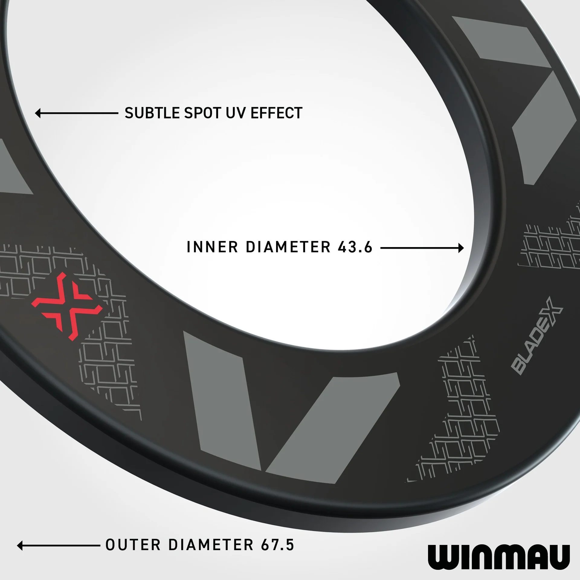 Winmau Blade X Dartboard Surround - black